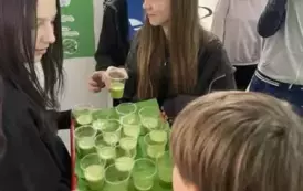 Szpinakowy poczęstunek dla wszystkich uczni&oacute;w szkoły