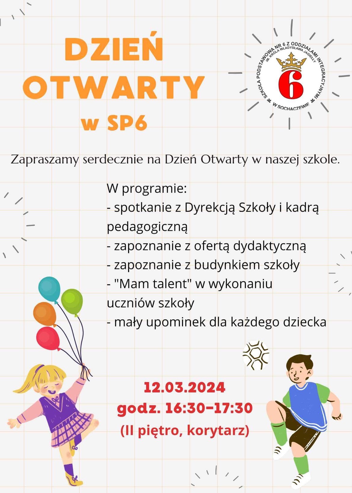 Plakat dnia otwartego